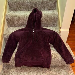 PINK Victoria's Secret Purple Fleece Hoodie
